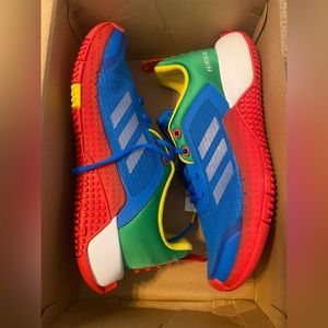 Youth size 7 Adidas Lego collection sneakers
